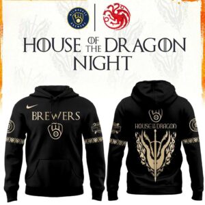 Milwaukee Brewers 2026 House of the Dragon Night Hoodie Tee