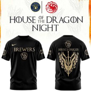 Milwaukee Brewers 2026 House of the Dragon Night Hoodie Tee