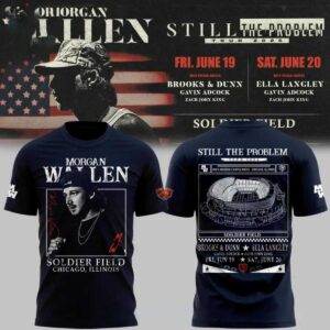 Morgan Wallen Chicago Bears Still The Problem Tour 2026 Hoodie Tee