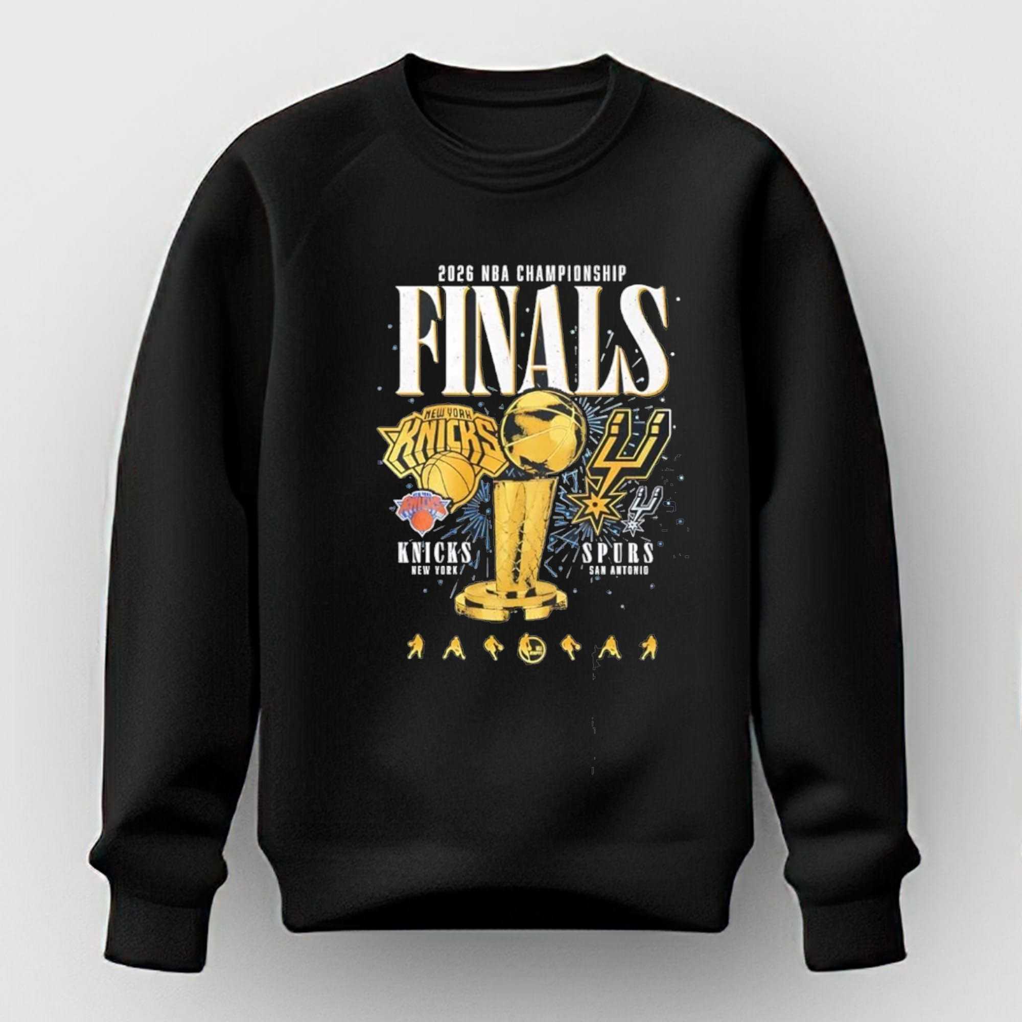 NBA Apparel 2026 Championship Finals New York Knicks San Antonio Spurs Shirt NBA Apparel 2026 Championship Finals New York Knicks San Antonio Spurs Shirt
