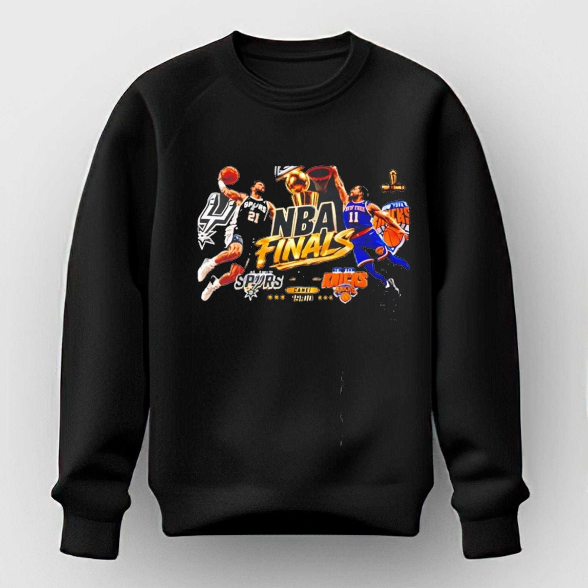 NBA Finals Basketball Player Jump Shot San Antonio Spurs New York Knicks Shirt NBA Finals Basketball Player Jump Shot San Antonio Spurs New York Knicks Shirt