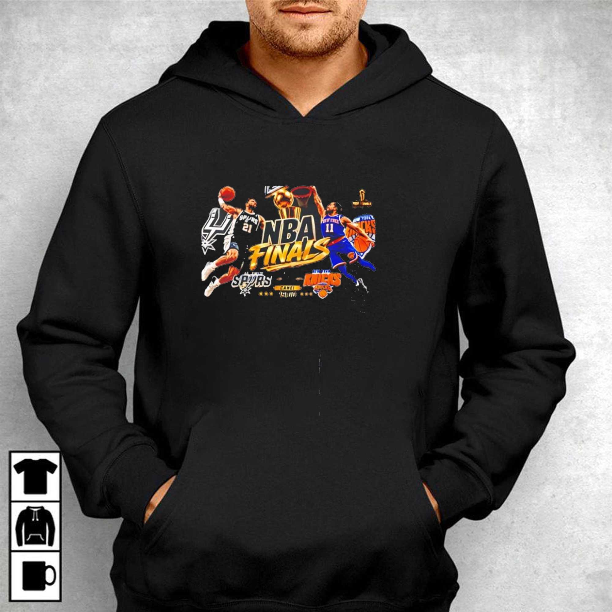 NBA Finals Basketball Player Jump Shot San Antonio Spurs New York Knicks Shirt NBA Finals Basketball Player Jump Shot San Antonio Spurs New York Knicks Shirt