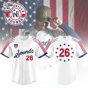 Nashville Sounds 2026 Military Appreciation America 250 Baseball Jersey