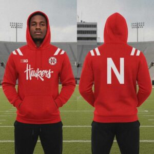 Nebraska Huskers 2026 Uniform Replica Tee Hoodie