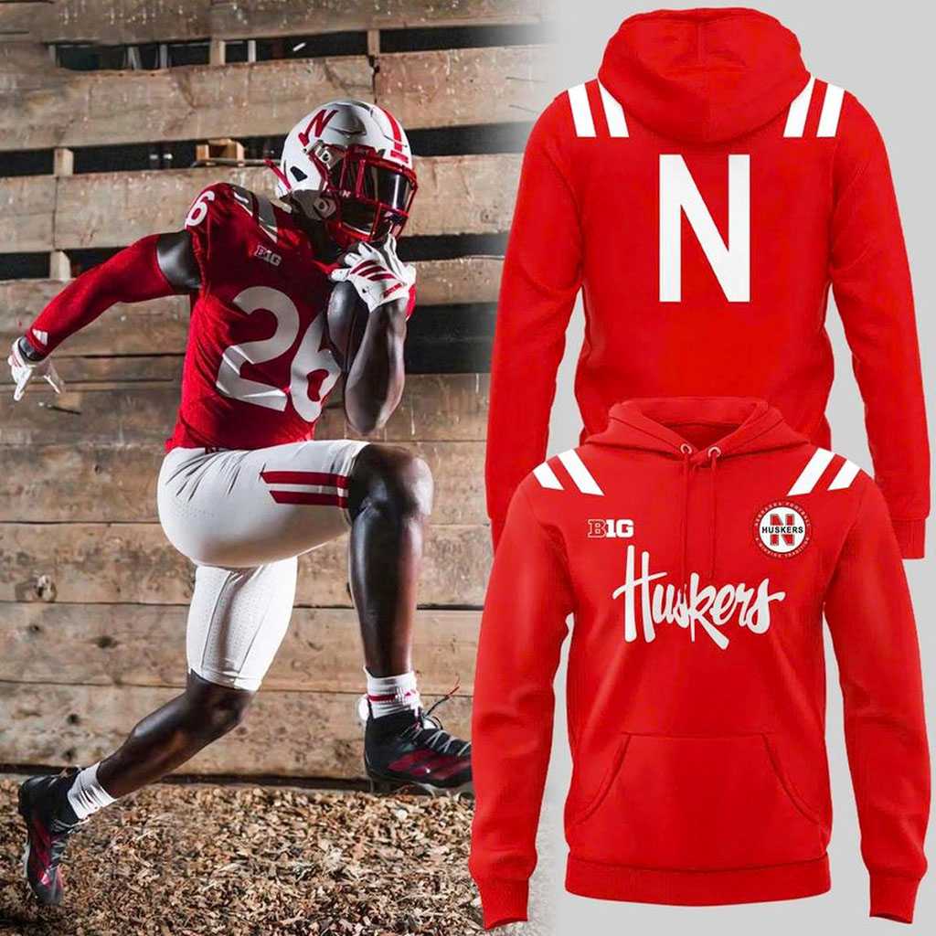 Nebraska Huskers 2026 Uniform Replica Tee Hoodie Nebraska Huskers 2026 Uniform Replica Tee Hoodie