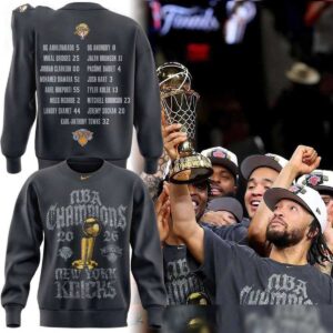 New York Knicks 2026 NBA Finals Champions All Color Choice Tee Hoodie