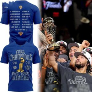 New York Knicks 2026 NBA Finals Champions All Color Choice Tee Hoodie