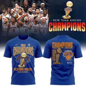 New York Knicks 3x Champions NBA 2026 T Shirt