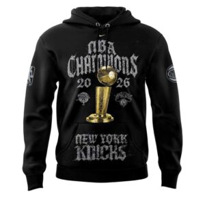 New York Knicks Celebrating 2026 NBA Finals Champions Hoodie
