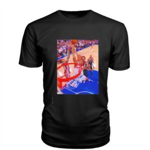New York Knicks Immanuel Quickley Dunking Basketball Player Tee Hoodie