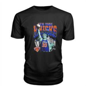 New York Knicks Jones 33 Statue Of Liberty Basketball Nyc Tee Hoodie