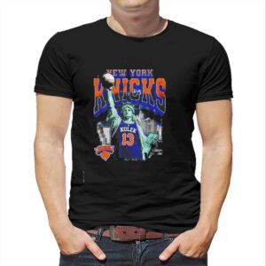 New York Knicks Kolek 13 Statue Of Liberty New York Knicks Tee Hoodie