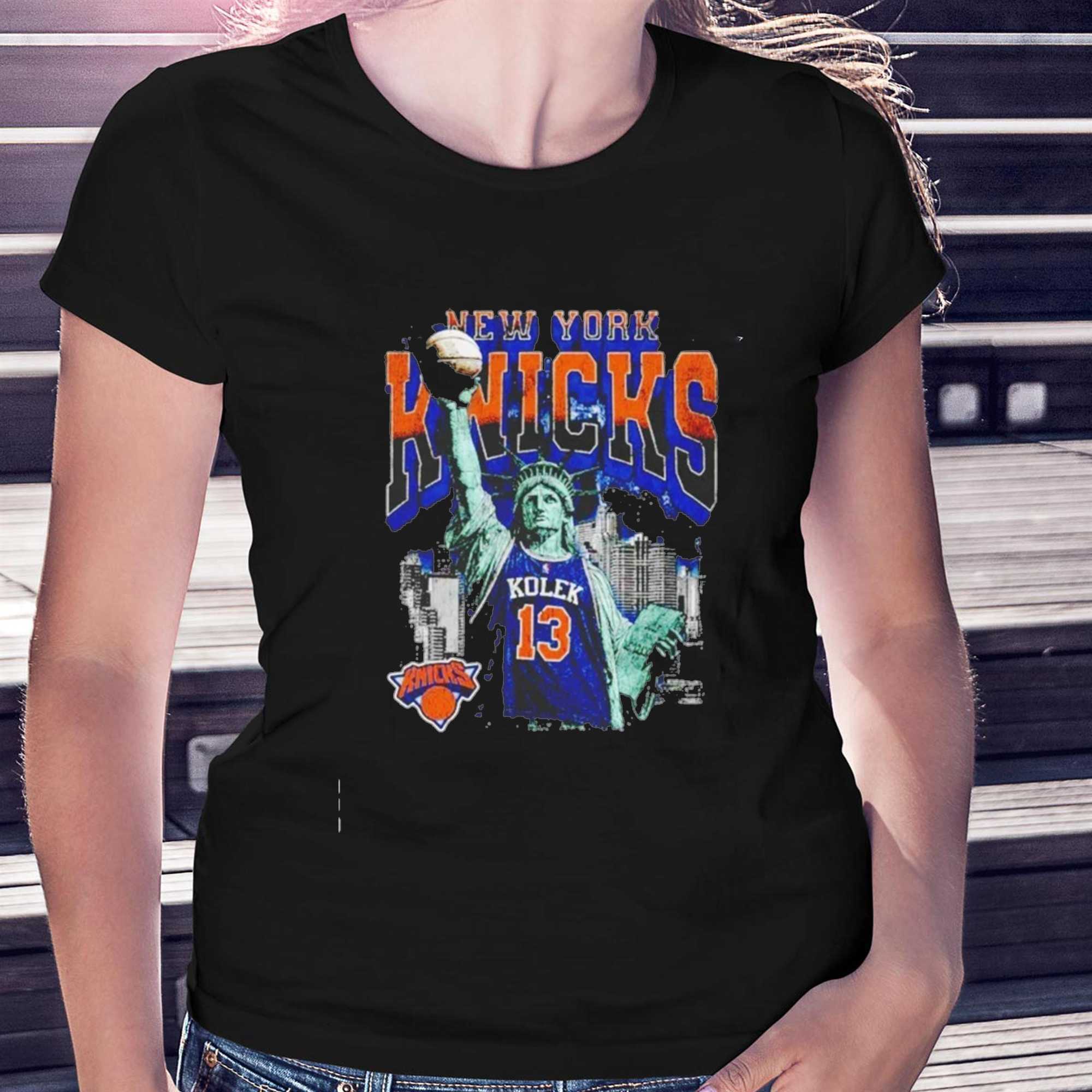 New York Knicks Kolek 13 Statue Of Liberty New York Knicks Tee Hoodie New York Knicks Kolek 13 Statue Of Liberty New York Knicks Tee Hoodie