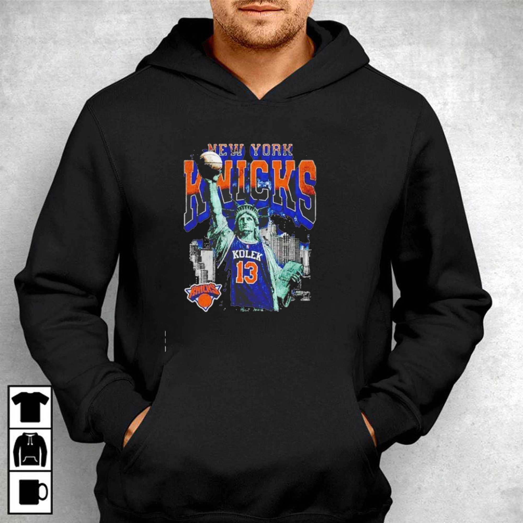 New York Knicks Kolek 13 Statue Of Liberty New York Knicks Tee Hoodie New York Knicks Kolek 13 Statue Of Liberty New York Knicks Tee Hoodie