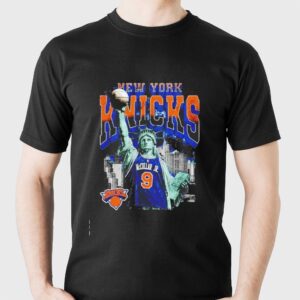 New York Knicks Mccullar Jr 9 Statue Of Liberty Nyc Tee Hoodie