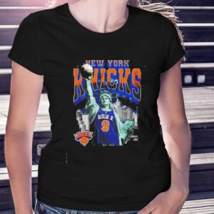 New York Knicks Mccullar Jr 9 Statue Of Liberty Nyc Tee Hoodie