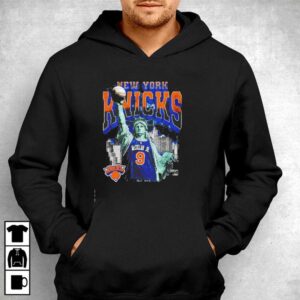 New York Knicks Mccullar Jr 9 Statue Of Liberty Nyc Tee Hoodie