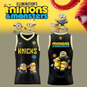 New York Knicks Minions Monster 2026 Basketball Jersey