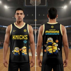 New York Knicks Minions Monster 2026 Basketball Jersey New York Knicks Minions Monster 2026 Basketball Jersey