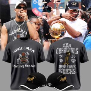 New York Knicks NBA Champions 2026 Siegelman Racing Stable T Shirt