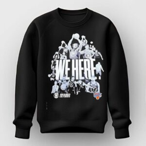 New York Knicks Playoffs Nba 2021 We Here Tee