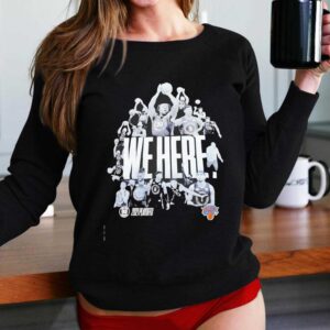 New York Knicks Playoffs Nba 2021 We Here Tee