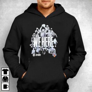 New York Knicks Playoffs Nba 2021 We Here Tee