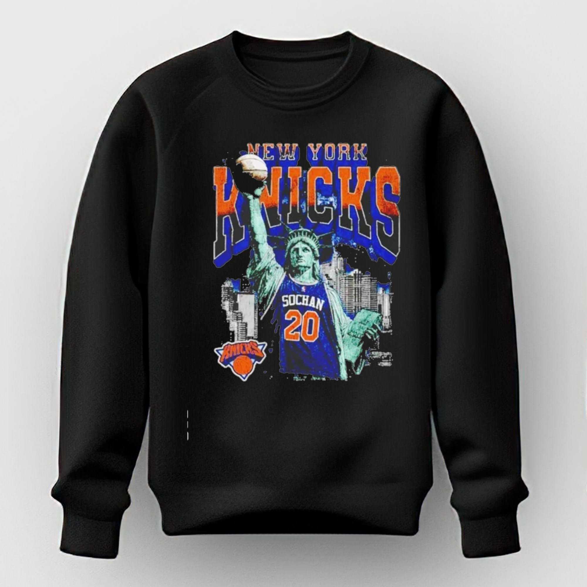 New York Knicks Sochan 20 And Nbpa Tee Hoodie New York Knicks Sochan 20 And Nbpa Tee Hoodie
