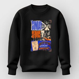 New York Knicks Sunday Service Madison Square Garden 34th Street Penn Station Tee Hoodie