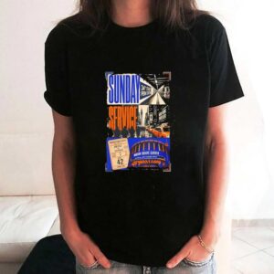 New York Knicks Sunday Service Madison Square Garden 34th Street Penn Station Tee Hoodie