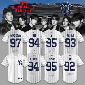 New York Yankees BTS World Tour Arirang Jersey