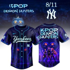 New York Yankees K Pop Demon Hunters Night Baseball Jersey 2026