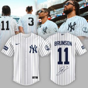 New York Yankees Knicks Brunson 11 Jersey