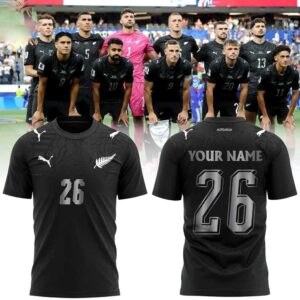 New Zealand National Soccer 2026 FIFA World Cup Custom Shirt New Zealand National Soccer 2026 FIFA World Cup Custom Shirt