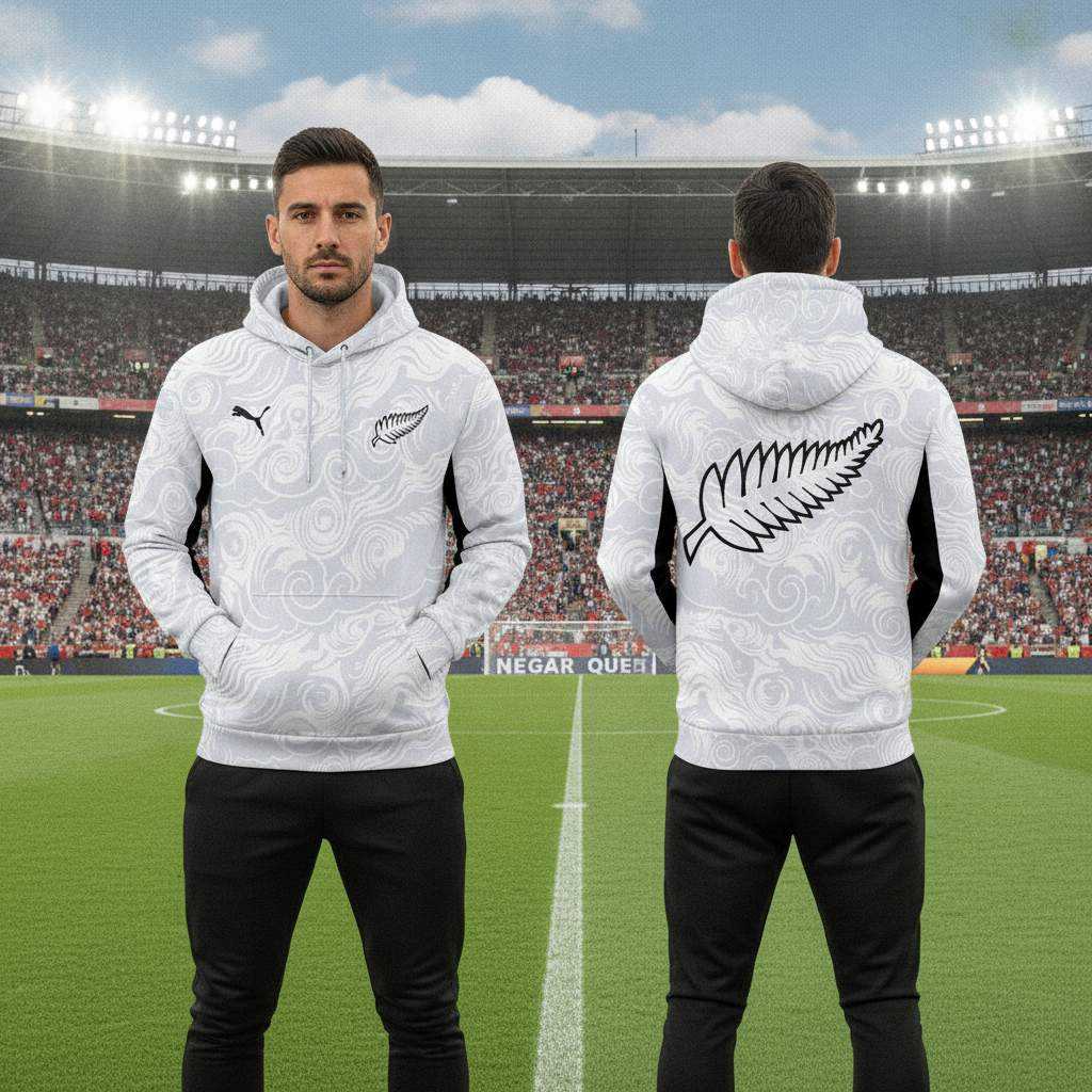 New Zealand National Soccer 2026 FIFA World Cup Tee Hoodie New Zealand National Soccer 2026 FIFA World Cup Tee Hoodie