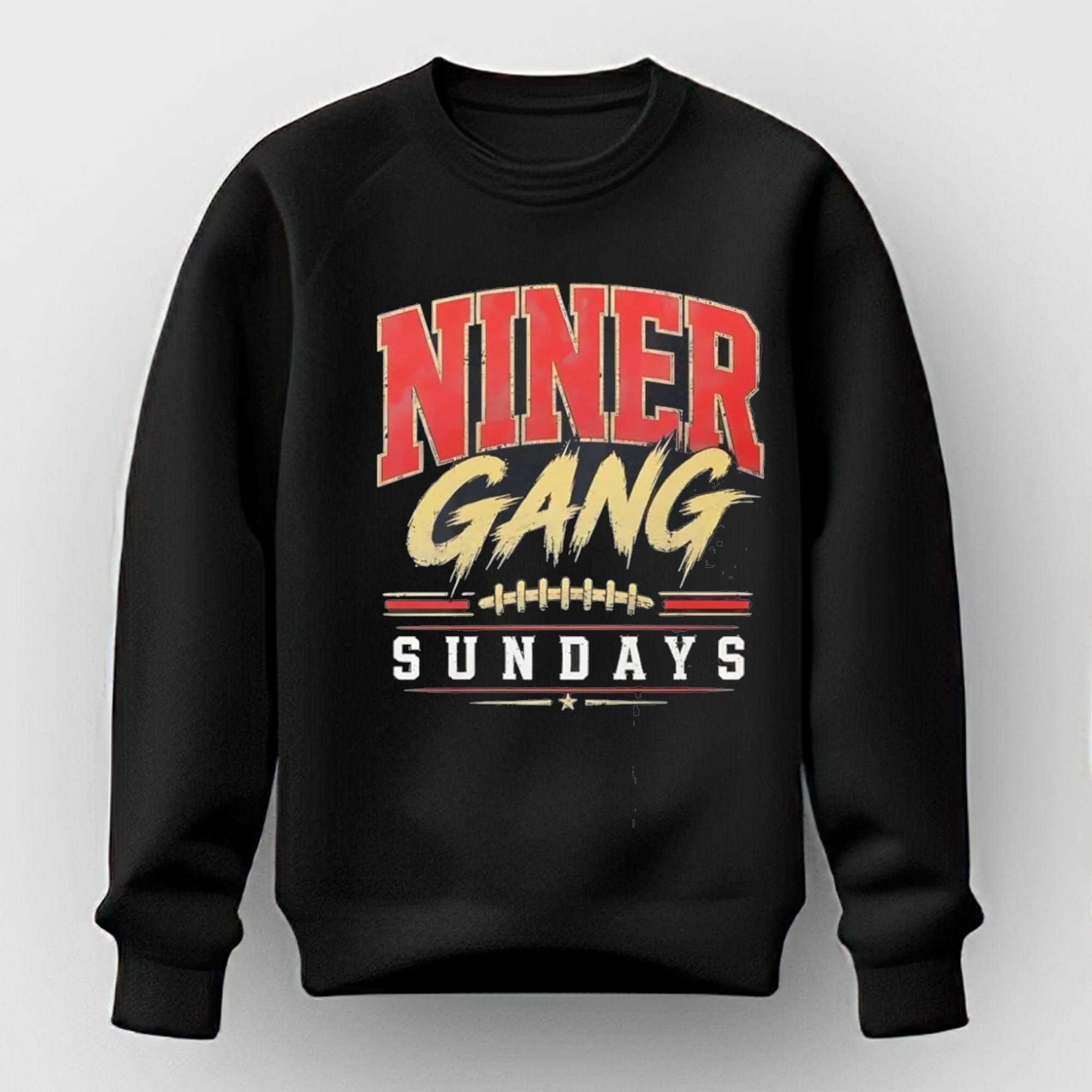 Niner Gang Sundays San Francisco 49ers Tee Niner Gang Sundays San Francisco 49ers Tee