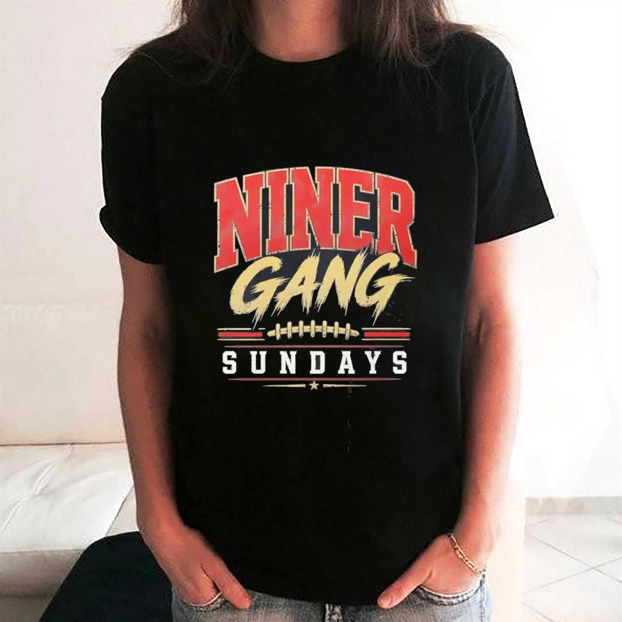 Niner Gang Sundays San Francisco 49ers Tee Niner Gang Sundays San Francisco 49ers Tee