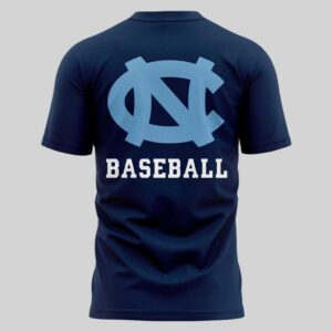 North Carolina Tar Heels 2026 Baseball College World Series Omaheels Navy Shirt