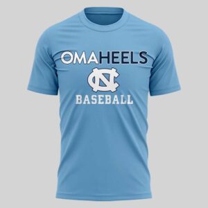 North Carolina Tar Heels 2026 Baseball College World Series Omaheels Tee