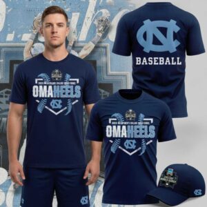 North Carolina Tar Heels 2026 College World Series OmaHeels Tee Hoodie