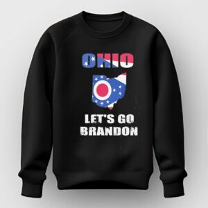 Ohio Flag Lets Go Brandon State Pride Patriotic Tee