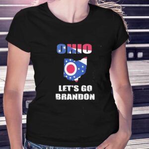 Ohio Flag Lets Go Brandon State Pride Patriotic Tee