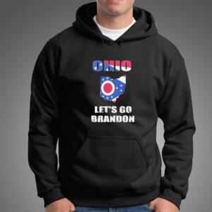 Ohio Flag Lets Go Brandon State Pride Patriotic Tee
