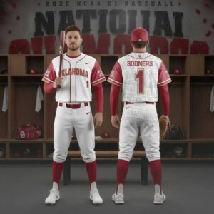 Oklahoma Baseball 2026 National Champions Jersey