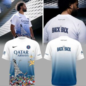 Paris Saint Germain Edgar Plans 2026 Champions League Back 2 Back T Shirt
