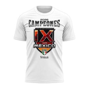 Playera Oficial Caudillos de Chihuahua Campeones Tazón México IX Shirt