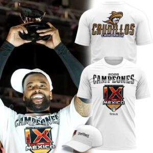 Playera Oficial Caudillos de Chihuahua Campeones Tazón México IX Shirt