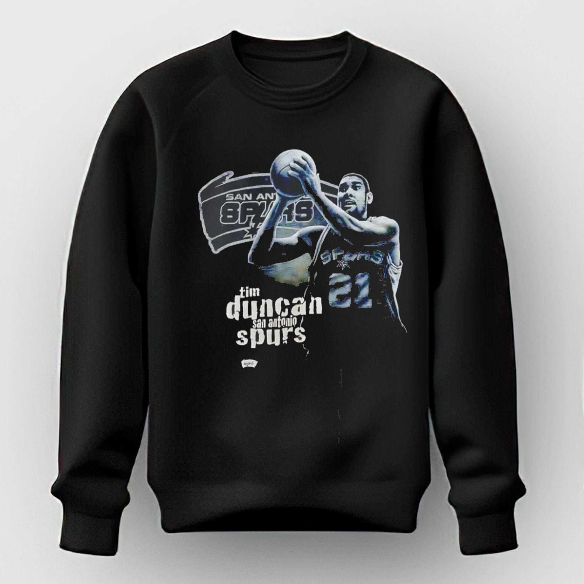 Pro Player Tim Duncan San Antonio Spurs Basketball Shooting NBA T Shirt Pro Player Tim Duncan San Antonio Spurs Basketball Shooting NBA T Shirt