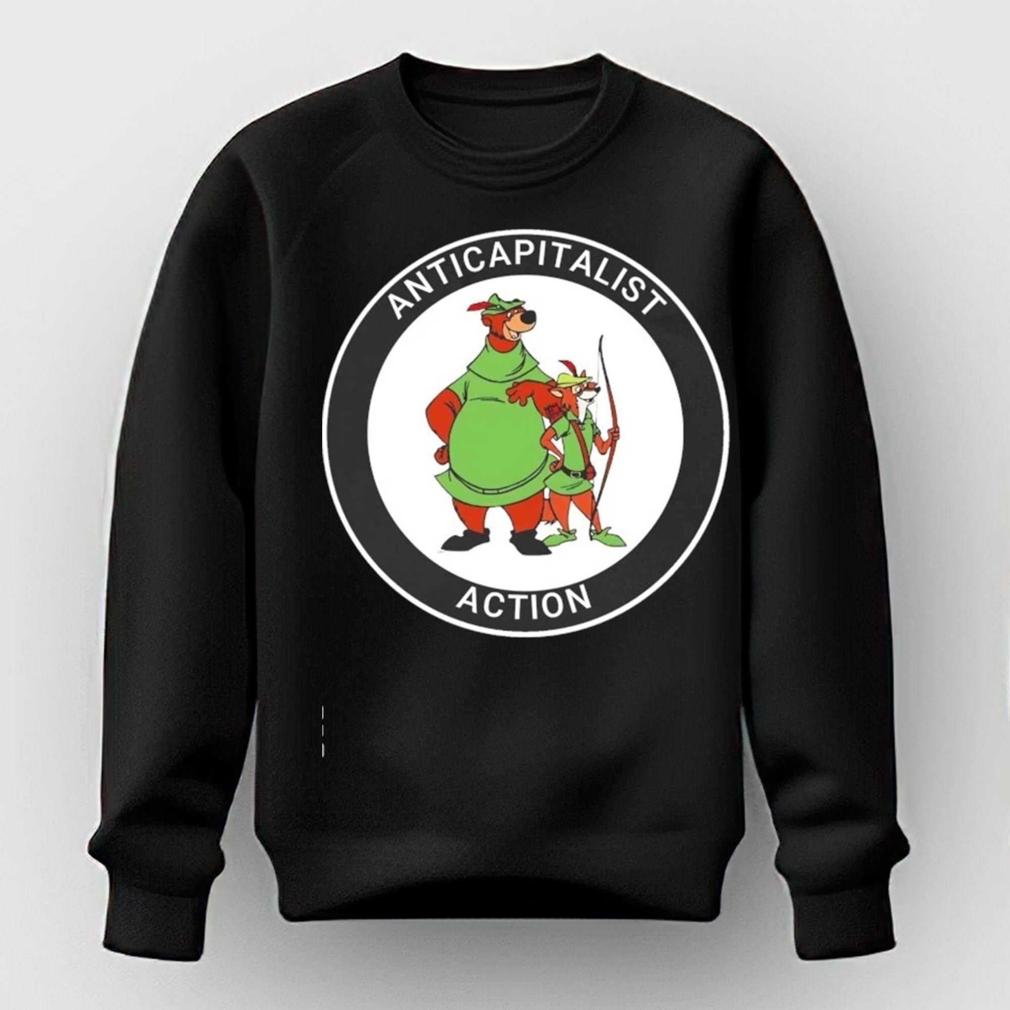 Robin Hood and Little John Anticapitalist Action shirt Robin Hood and Little John Anticapitalist Action shirt