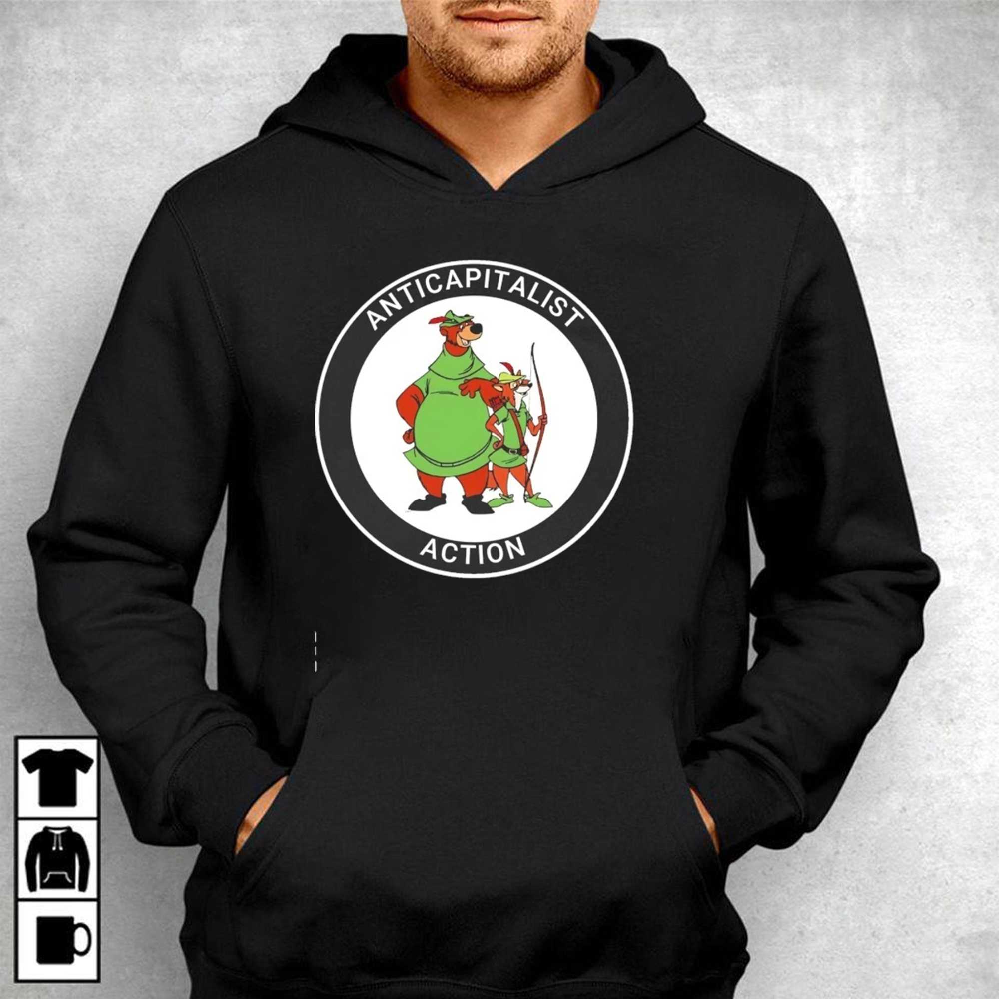 Robin Hood and Little John Anticapitalist Action shirt Robin Hood and Little John Anticapitalist Action shirt